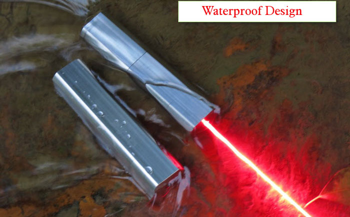 500mw~800mw 635nm Square Red portable laser -- With Pulsating Mo